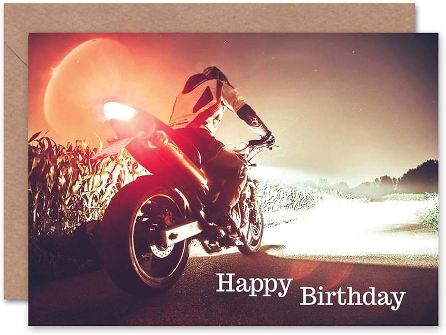 happy birthday motorcycle