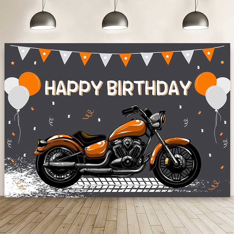 happy birthday motorcycle