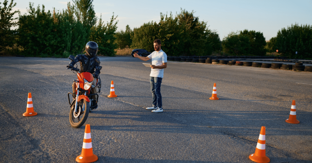 motorcycle driving test