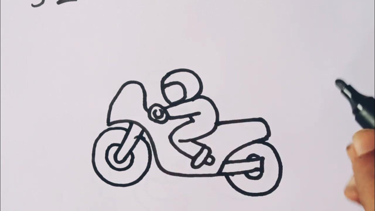 Revving Up Your Artistic Skills: A Step-by-Step Guide to Drawing an Easy Motorcycle