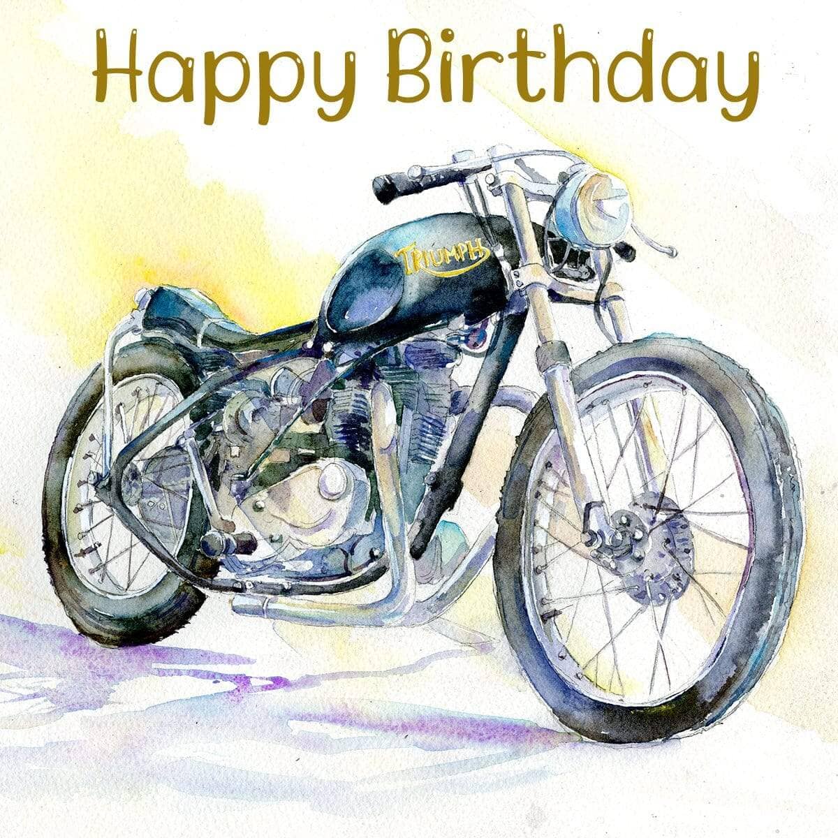 Happy birthday motorcycle