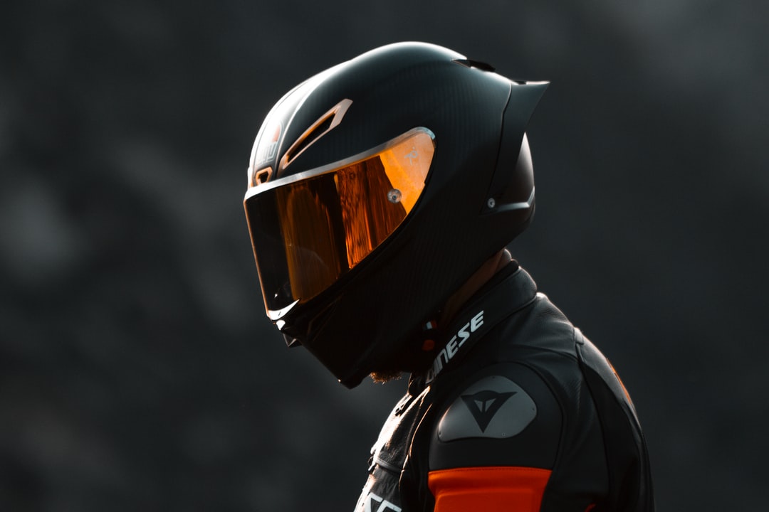 What does a helmet behind a motorcycle mean