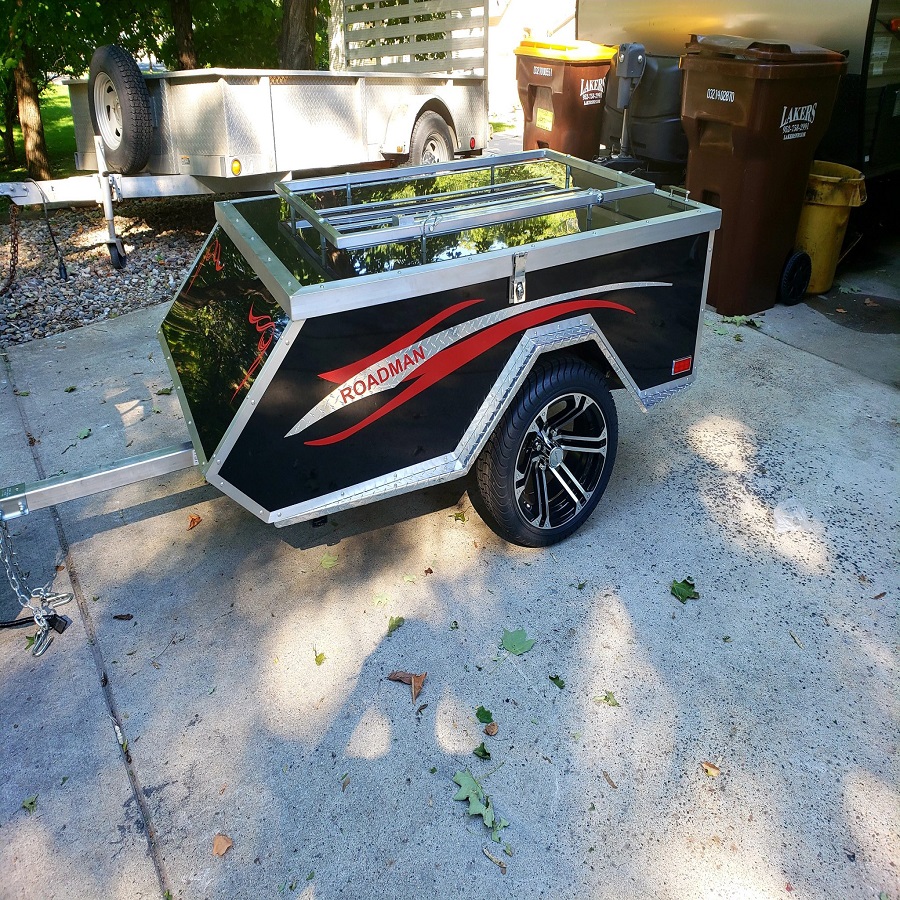 Bunkhouse motorcycle camper