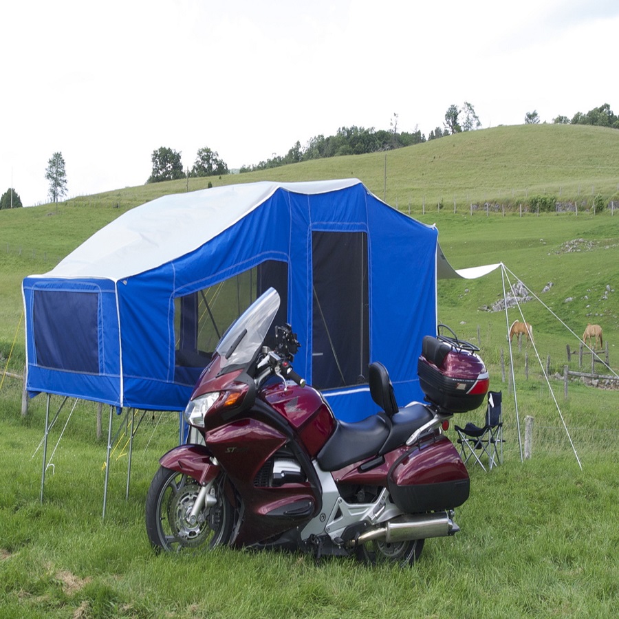 Bunkhouse motorcycle camper