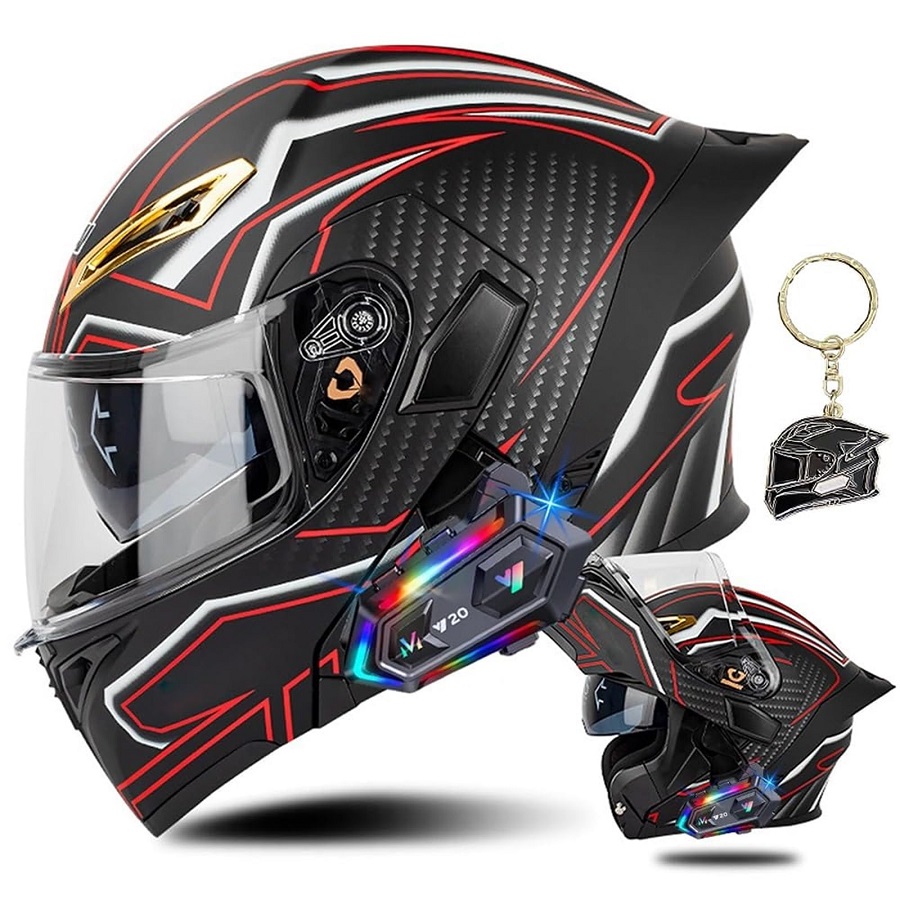 Motorcycle Helmets with Bluetooth