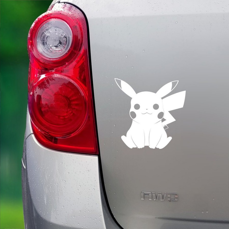 Pikachu Car Sticker: Vibrant Pikachu Car Stickers for a Fun