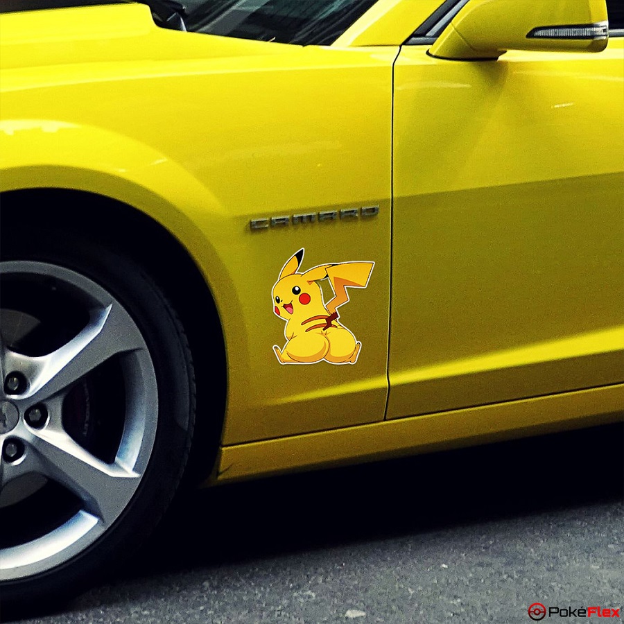 Pikachu Car Sticker