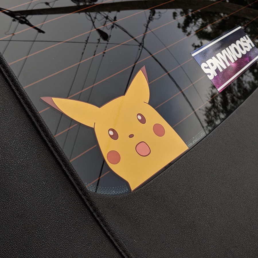 Pikachu Car Sticker