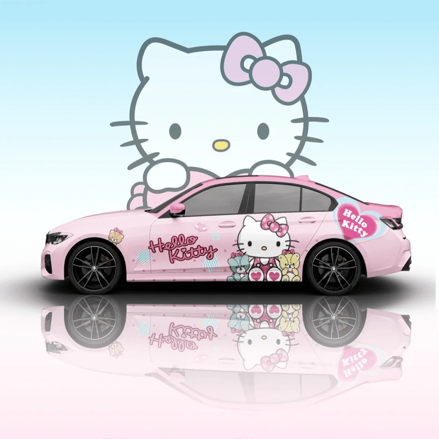 Hello Kitty Car Stickers