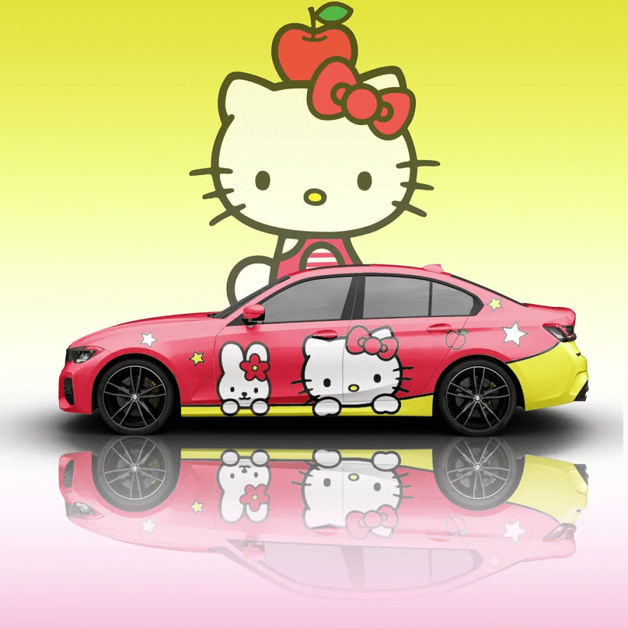 Hello Kitty Car Stickers