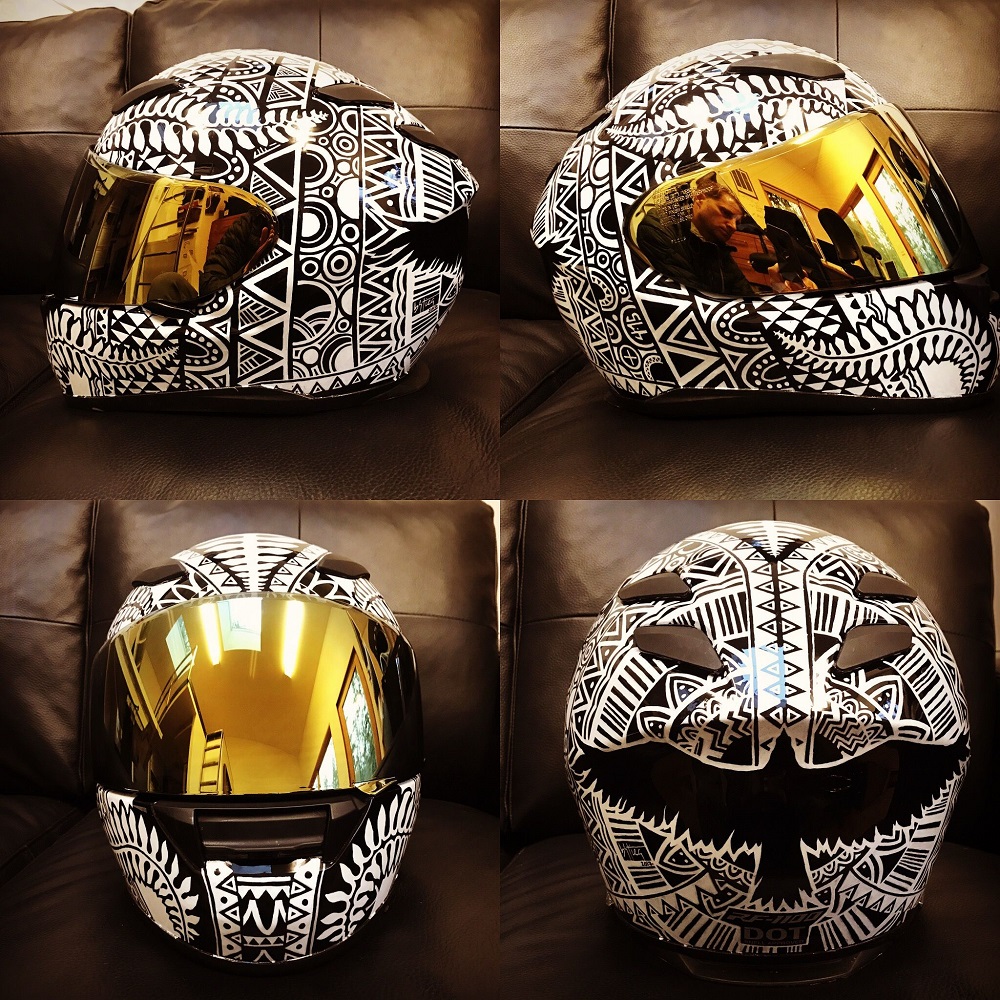 custom motorcycle helmets
