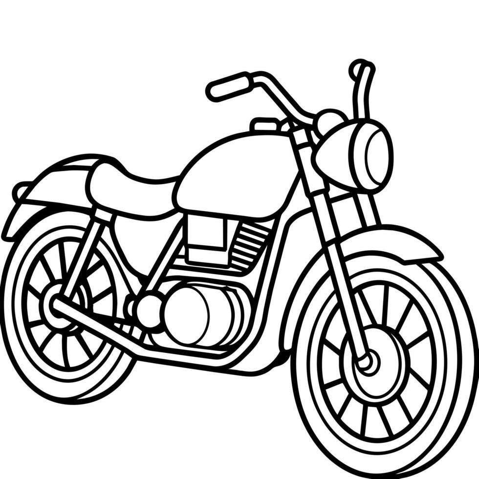 motorcycle drawing