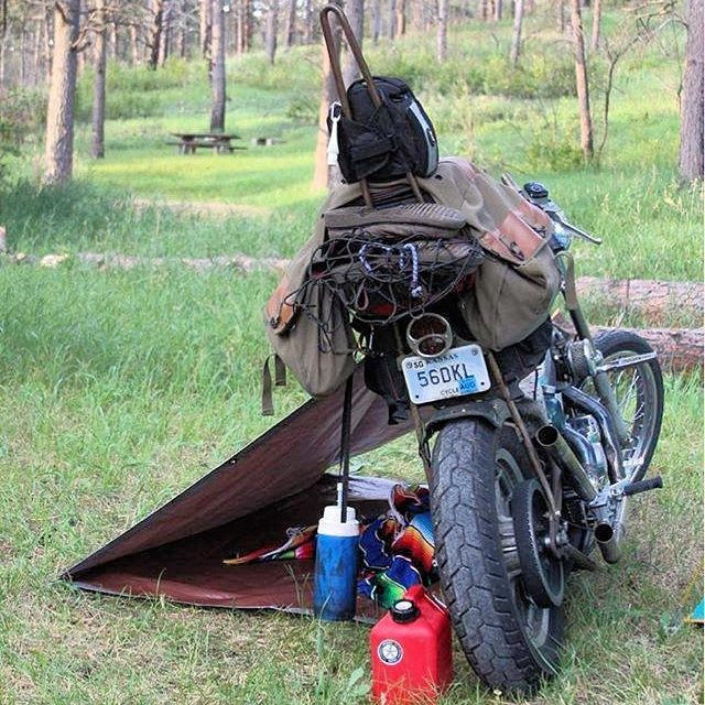 motorcycle camping