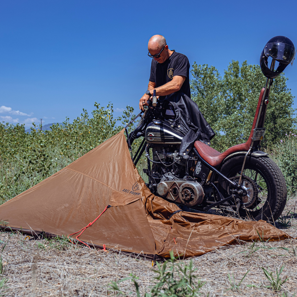 motorcycle camping