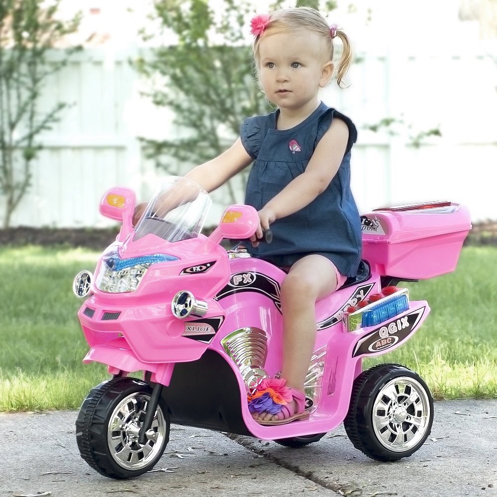 pink motorcycle
