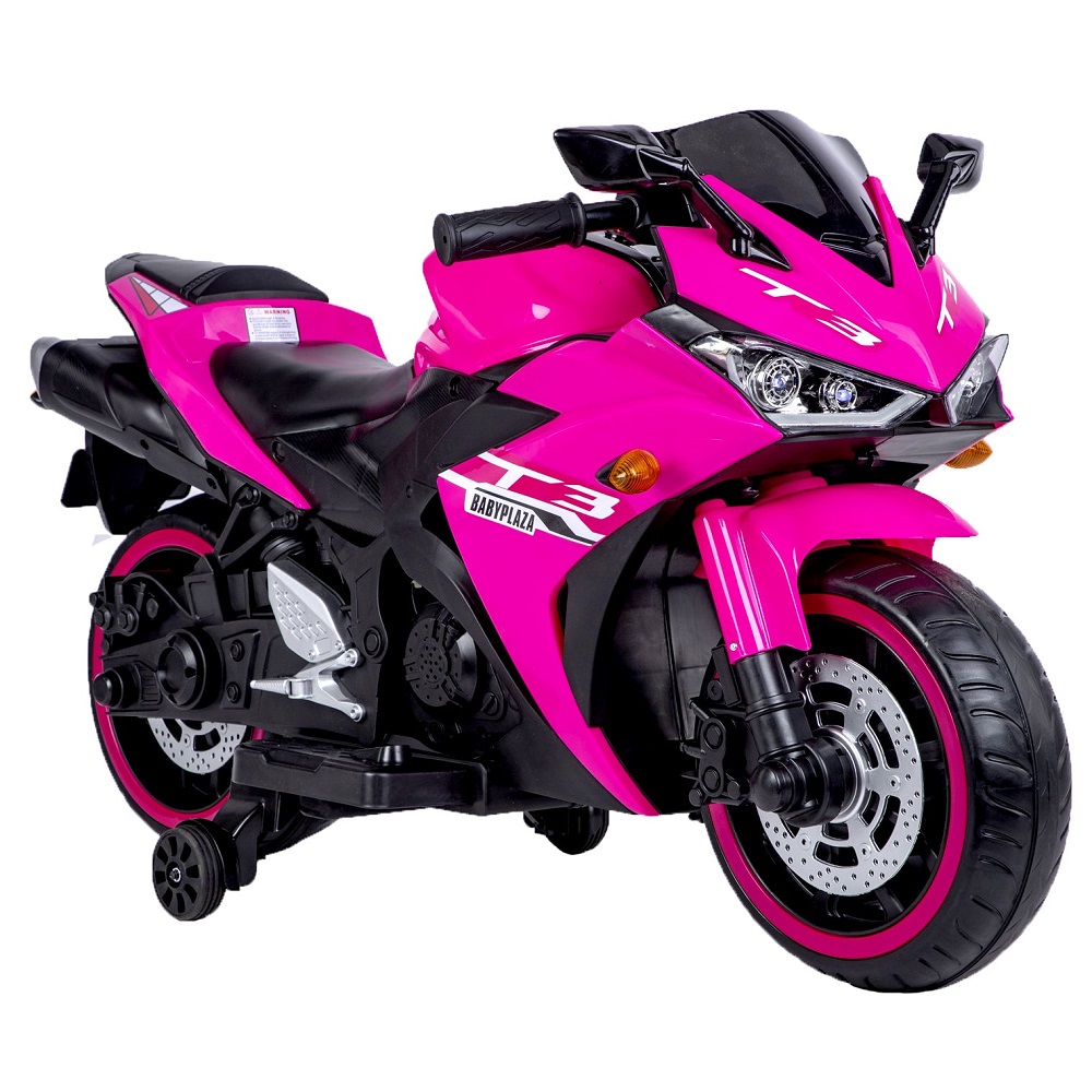 pink motorcycle