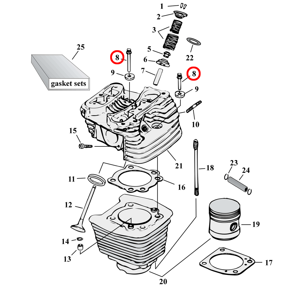 harley davidson engine parts