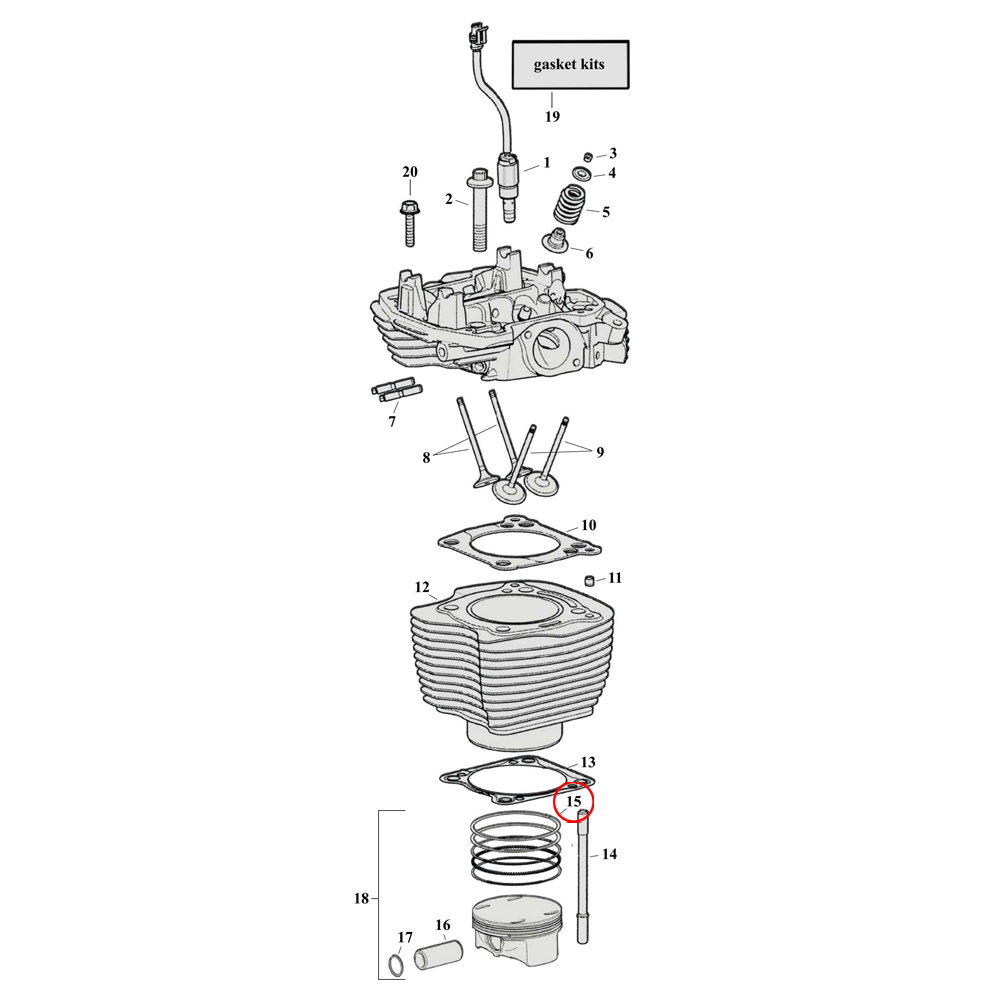 harley engine parts diagram