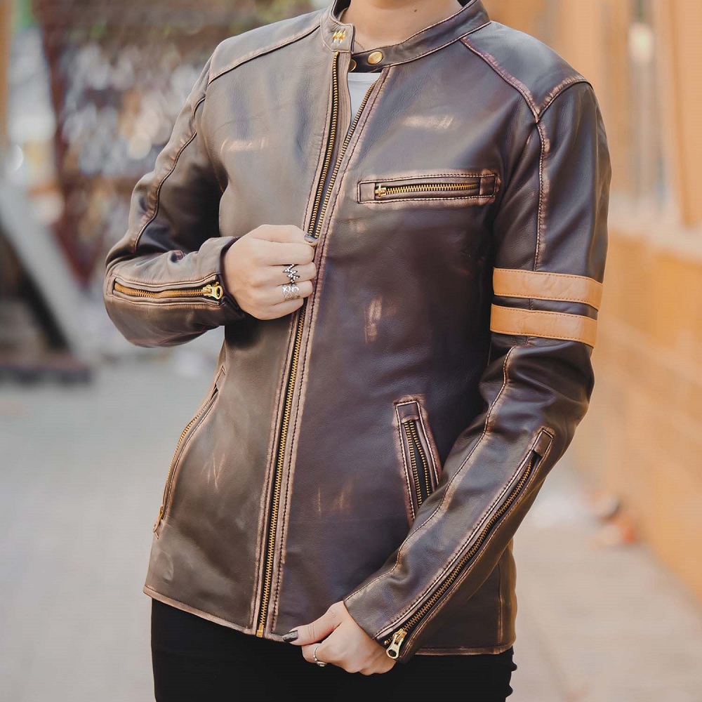 motorcycle leather jacket