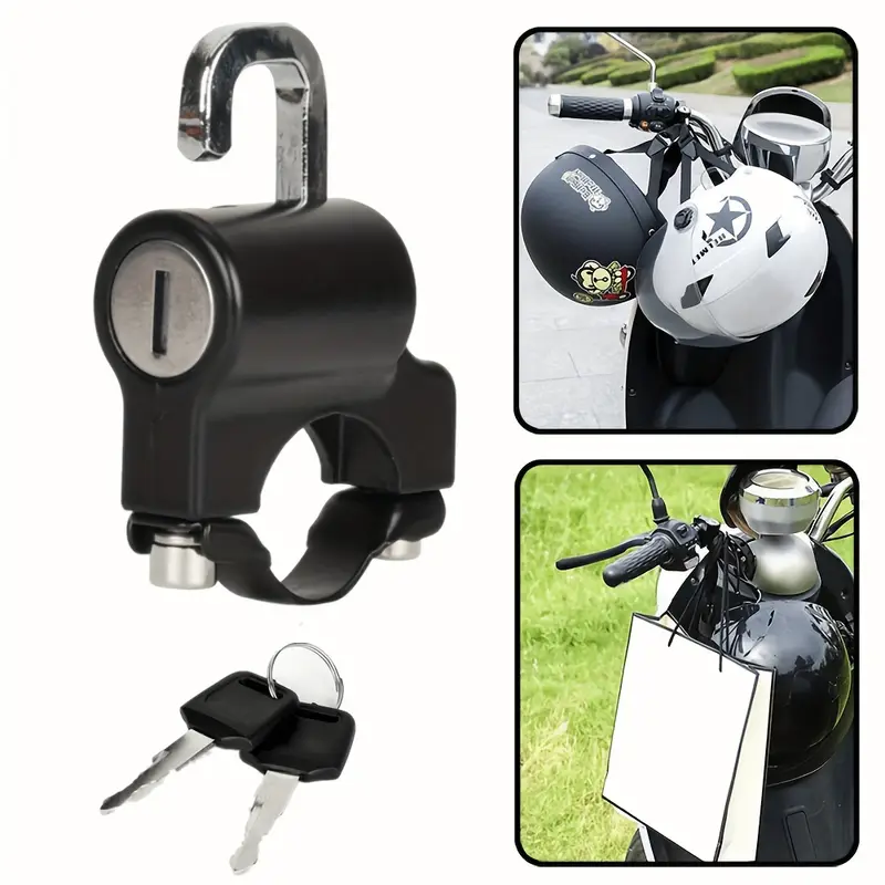 motorcycle helmet lock