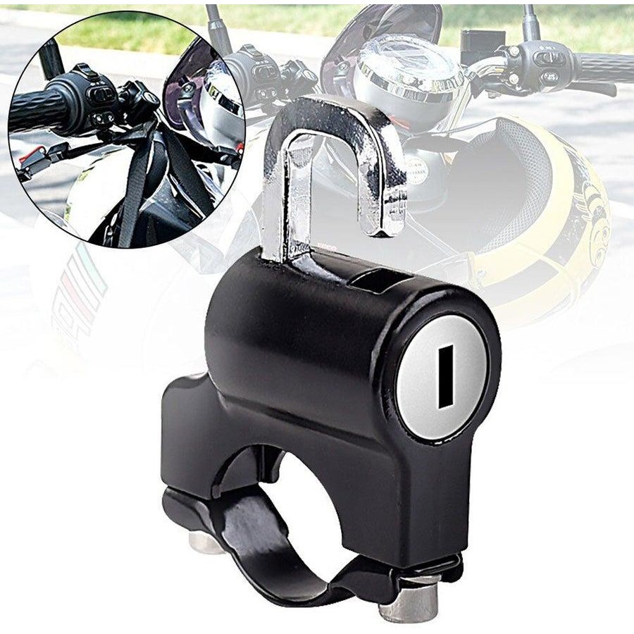 motorcycle helmet lock