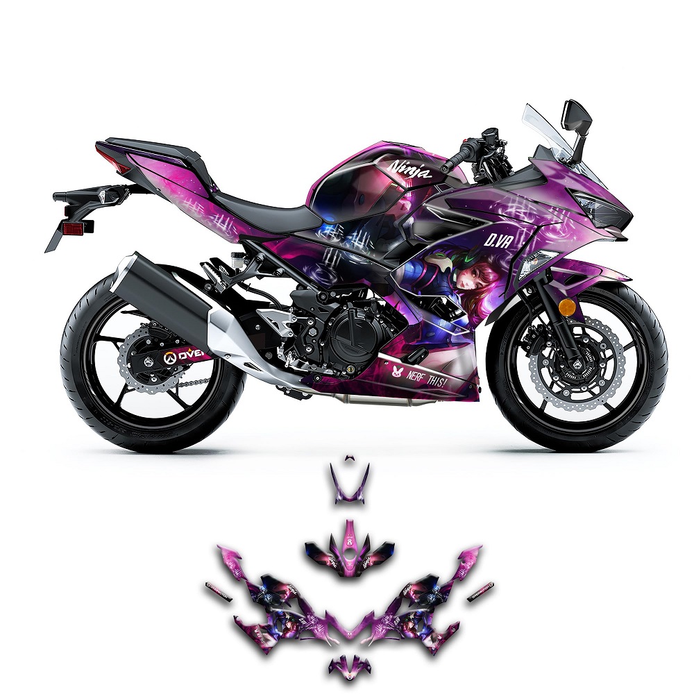 purple motorcycle