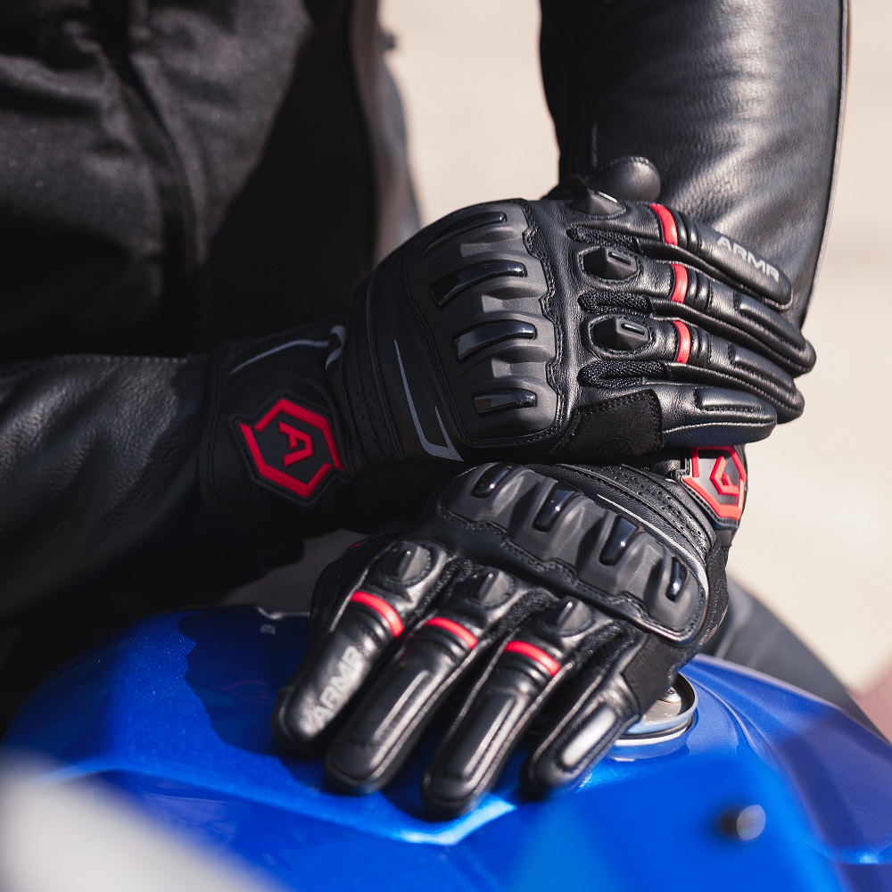leather motorcycle gloves