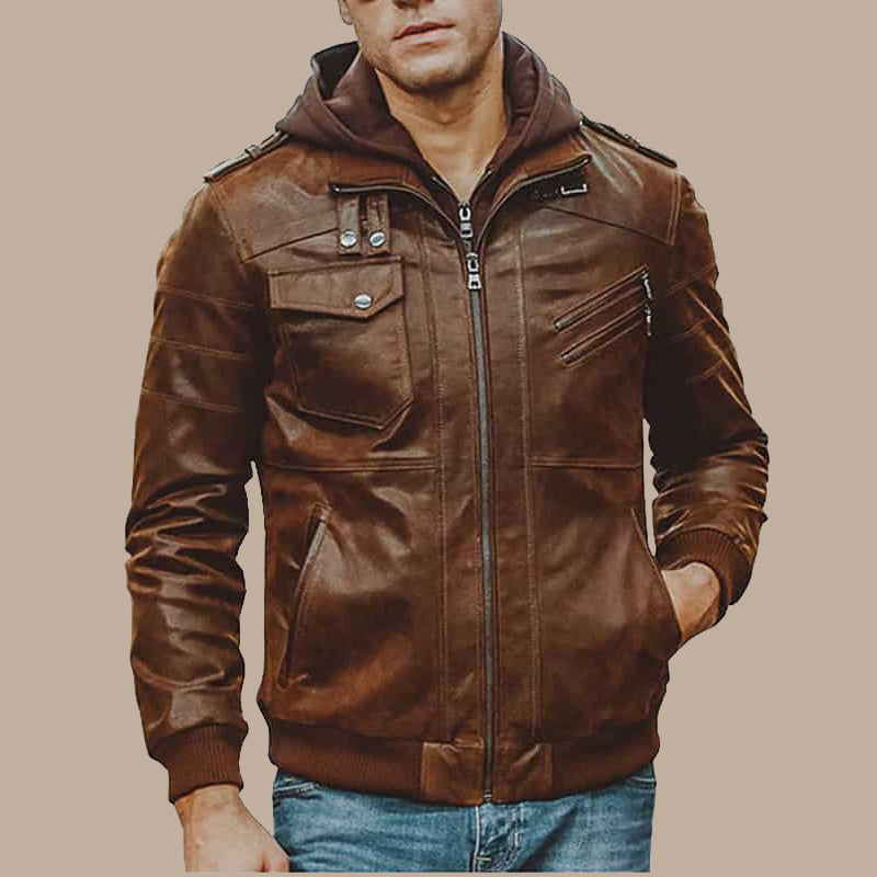 motorcycle leather jacket