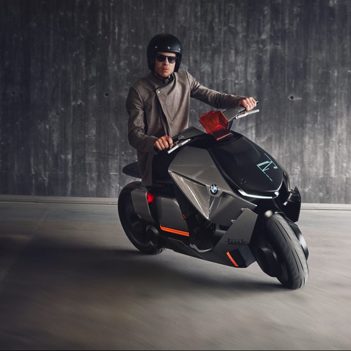 futuristic motorcycle