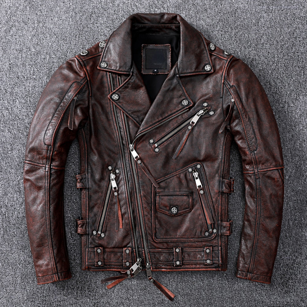 motorcycle leather jacket