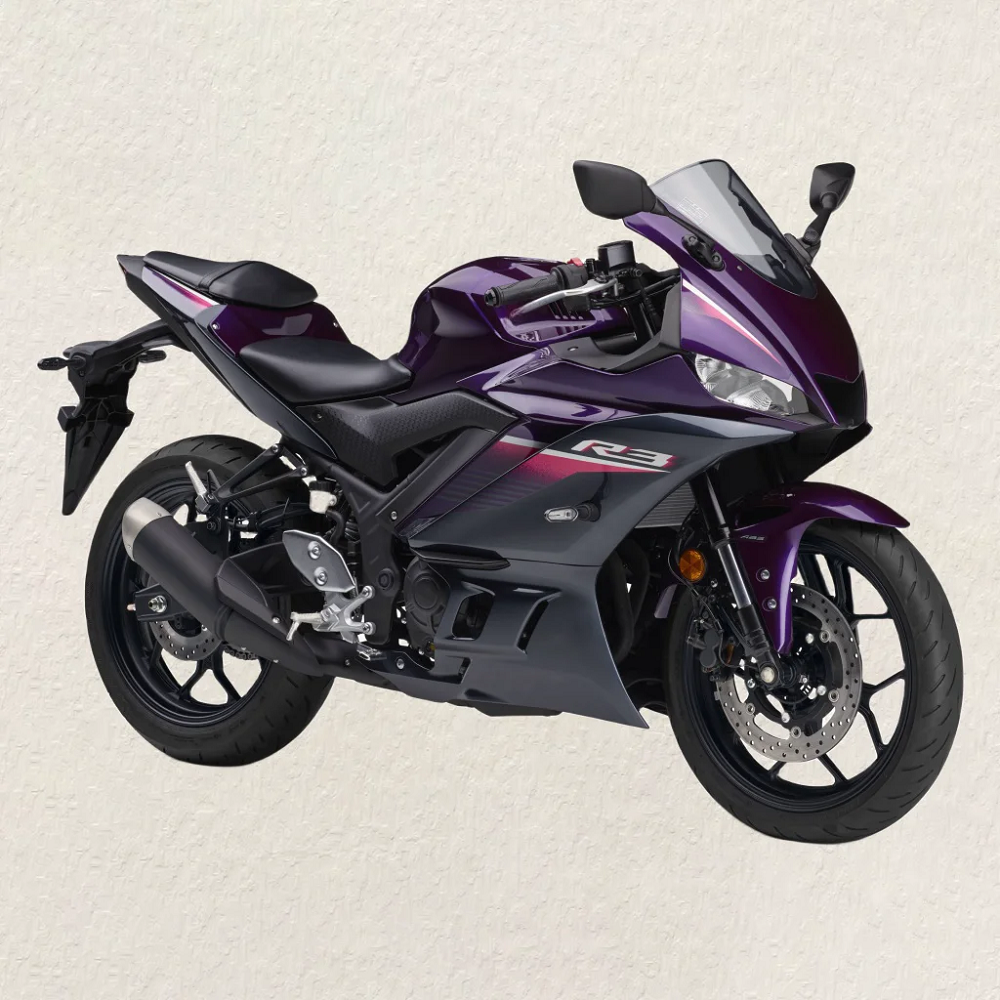 purple motorcycle