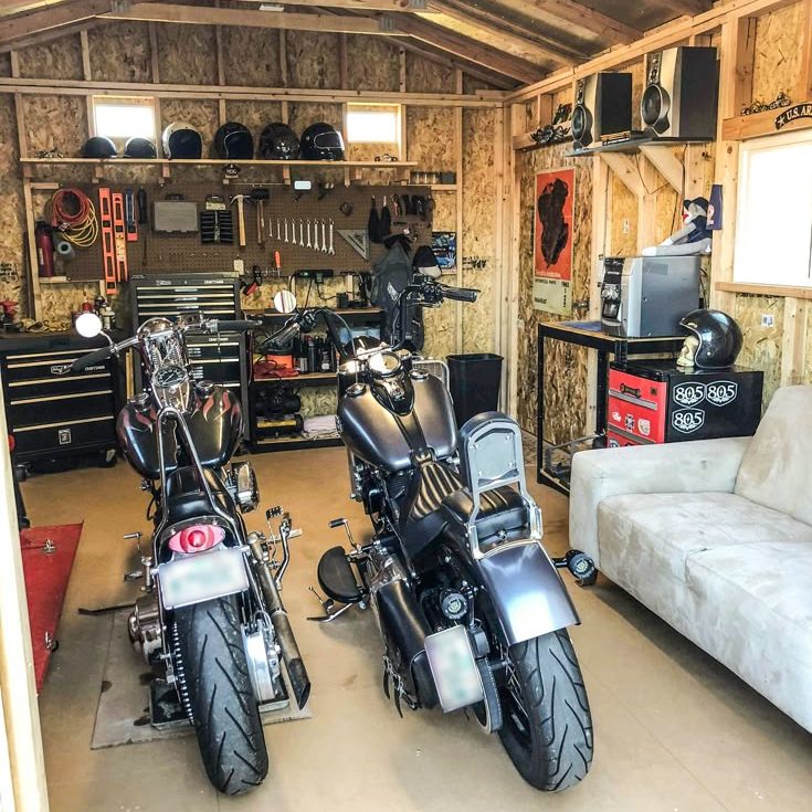 motorcycle garage