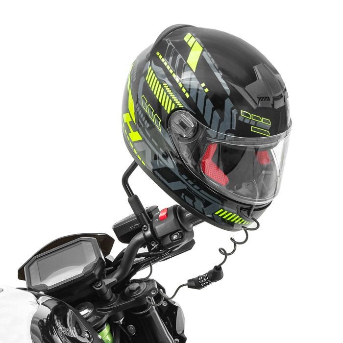 motorcycle helmet lock