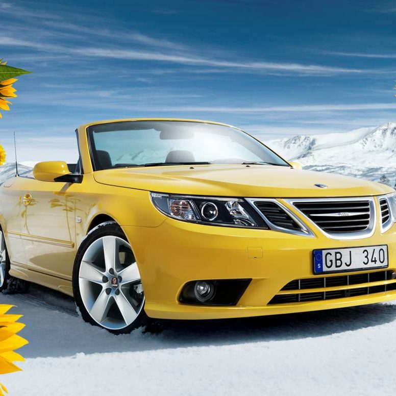 yellow car