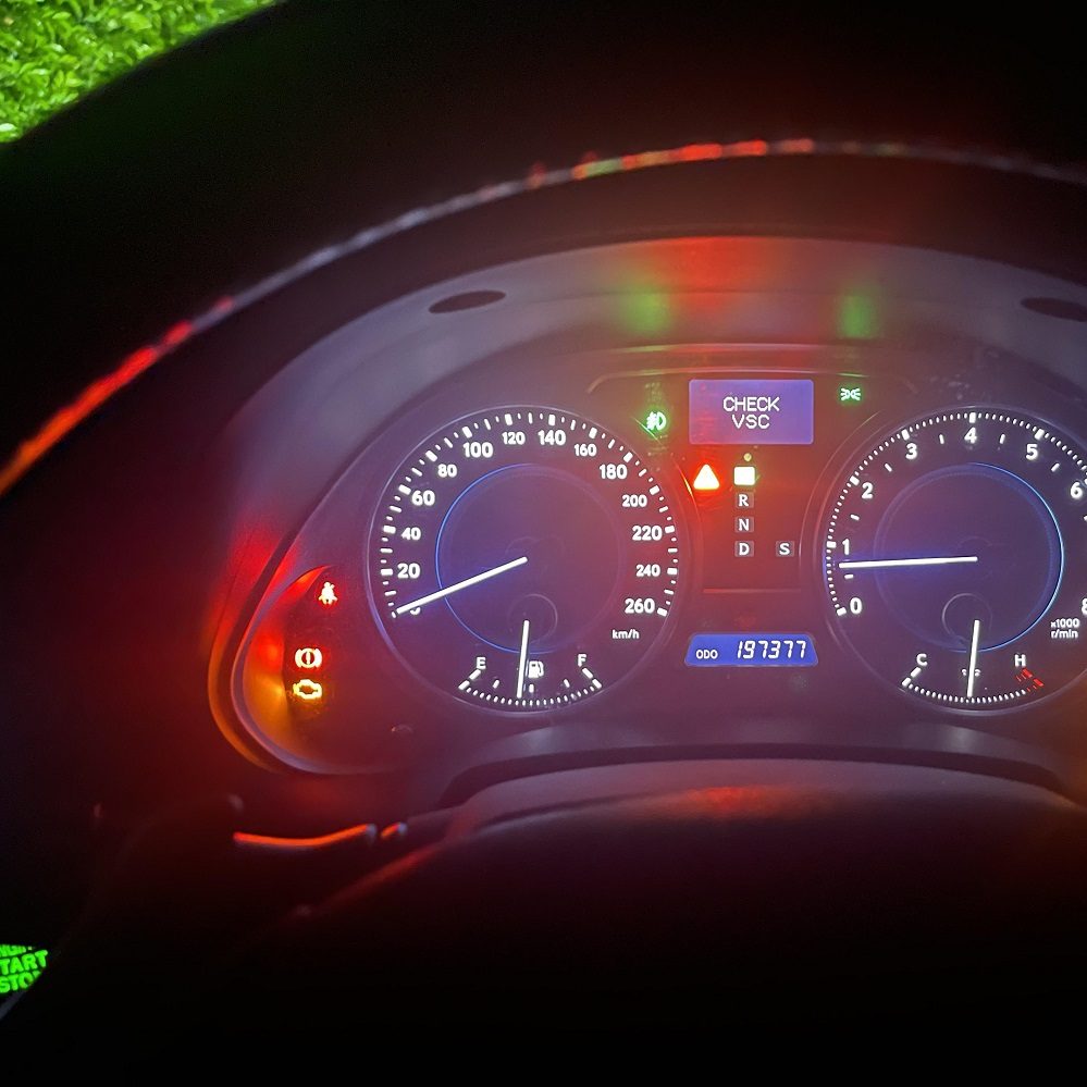 Toyota VSC warning light