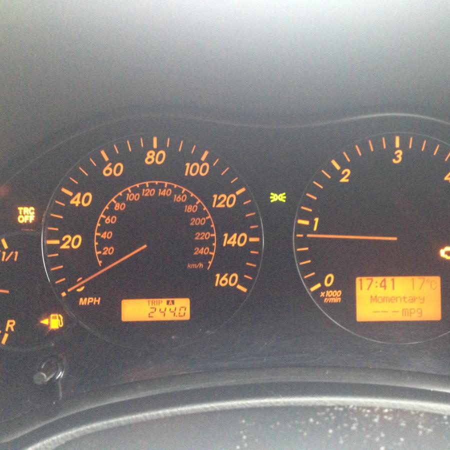 VSC warning light