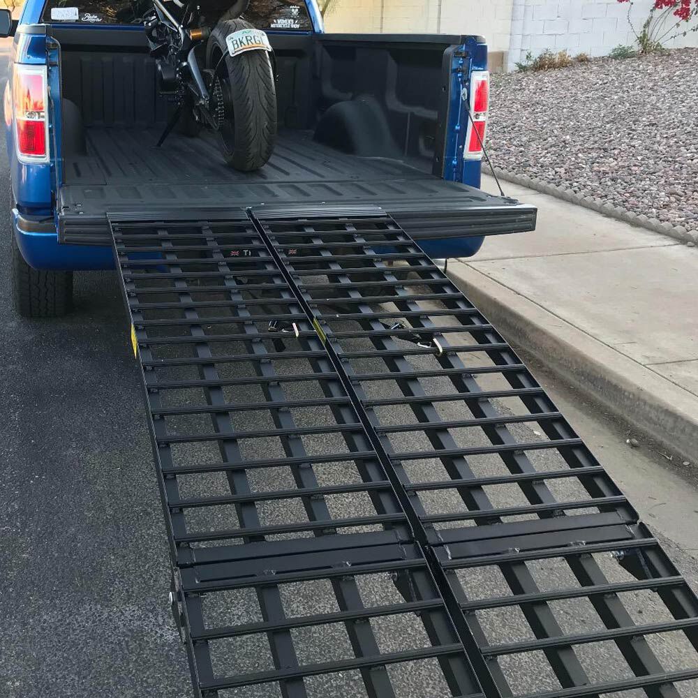 motorcycle ramp for truck