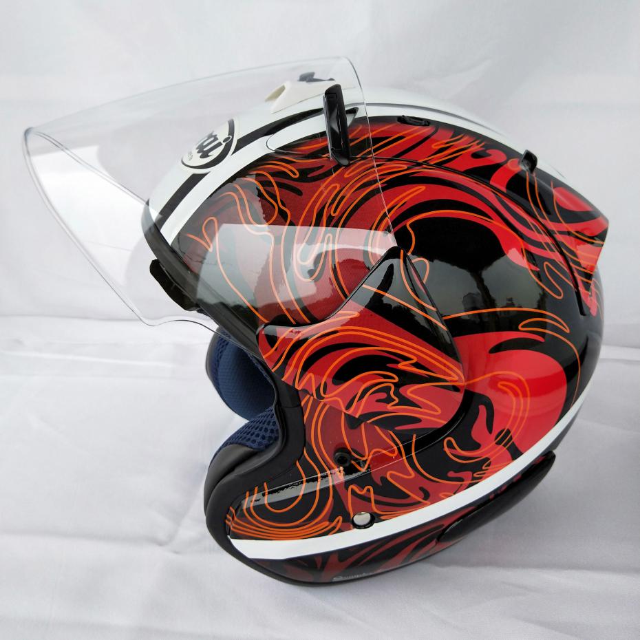 skull motorcycle helmet