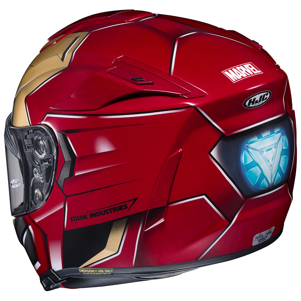 iron man motorcycle helmet
