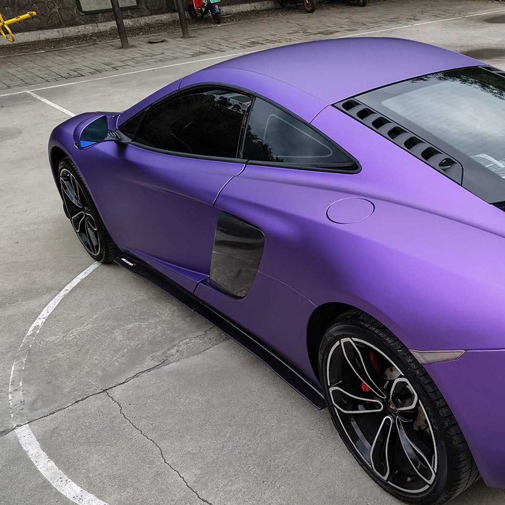 purple car