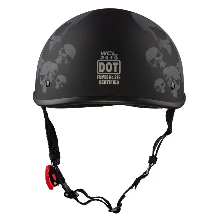 skull motorcycle helmet