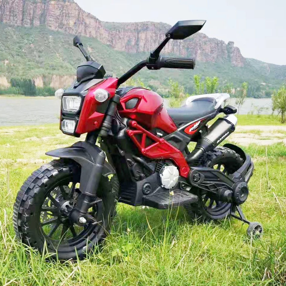red motorcycle