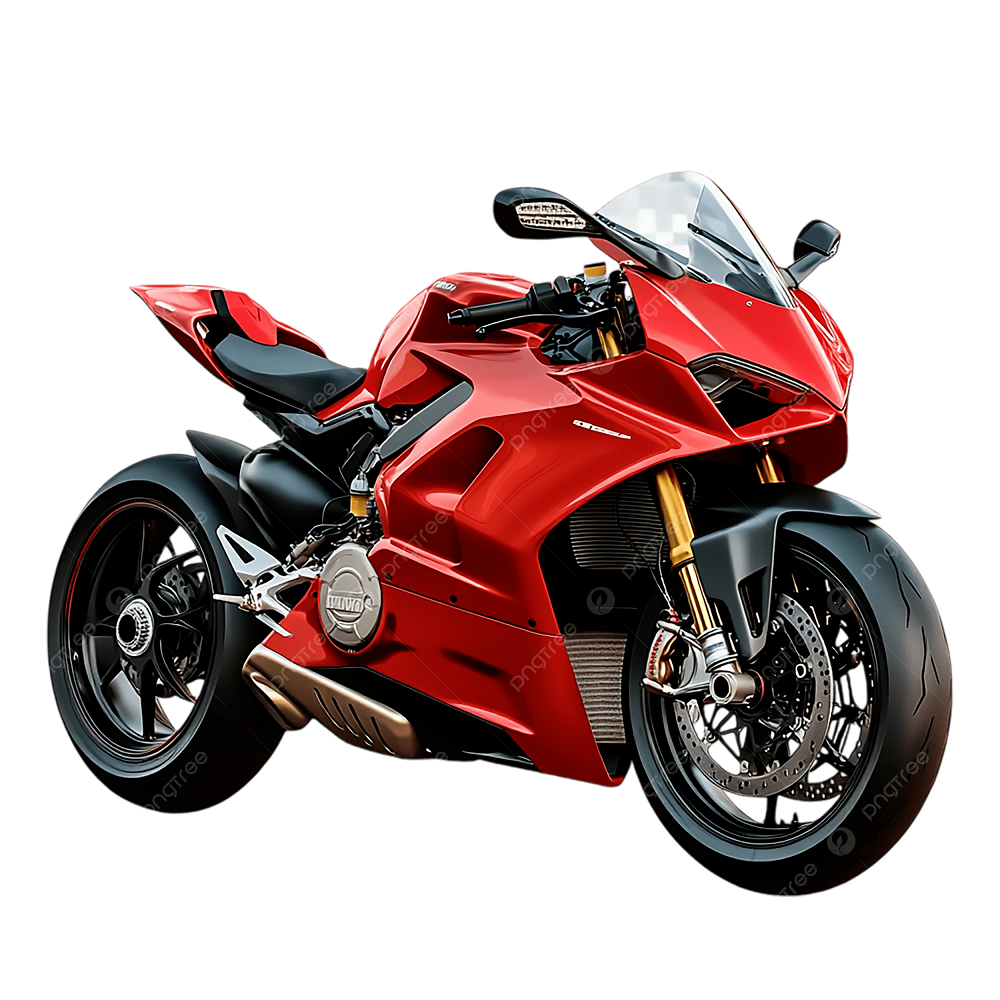 red motorcycle