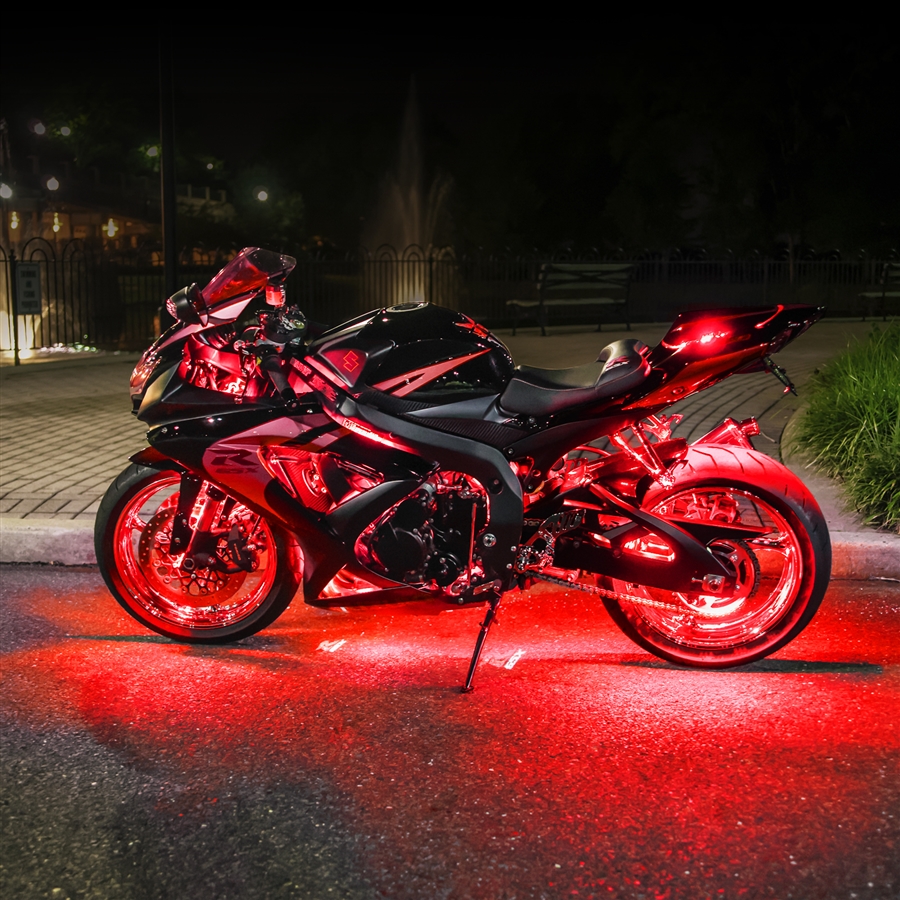 red motorcycle
