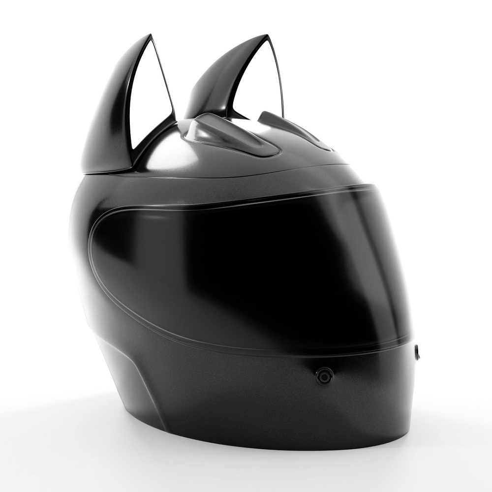 cat ear motorcycle helmet