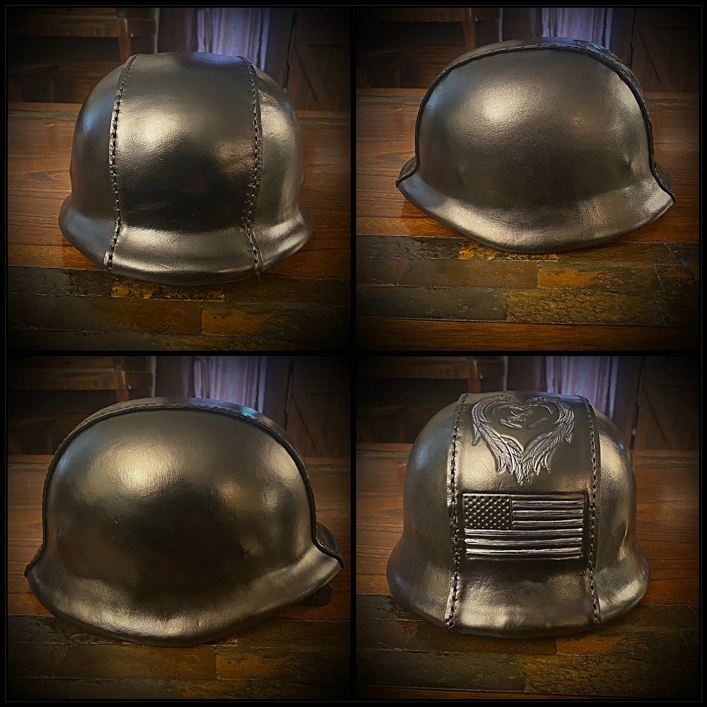 german style motorcycle helmet