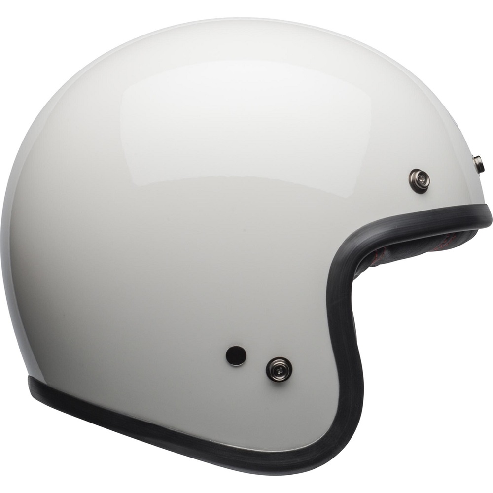 white motorcycle helmet
