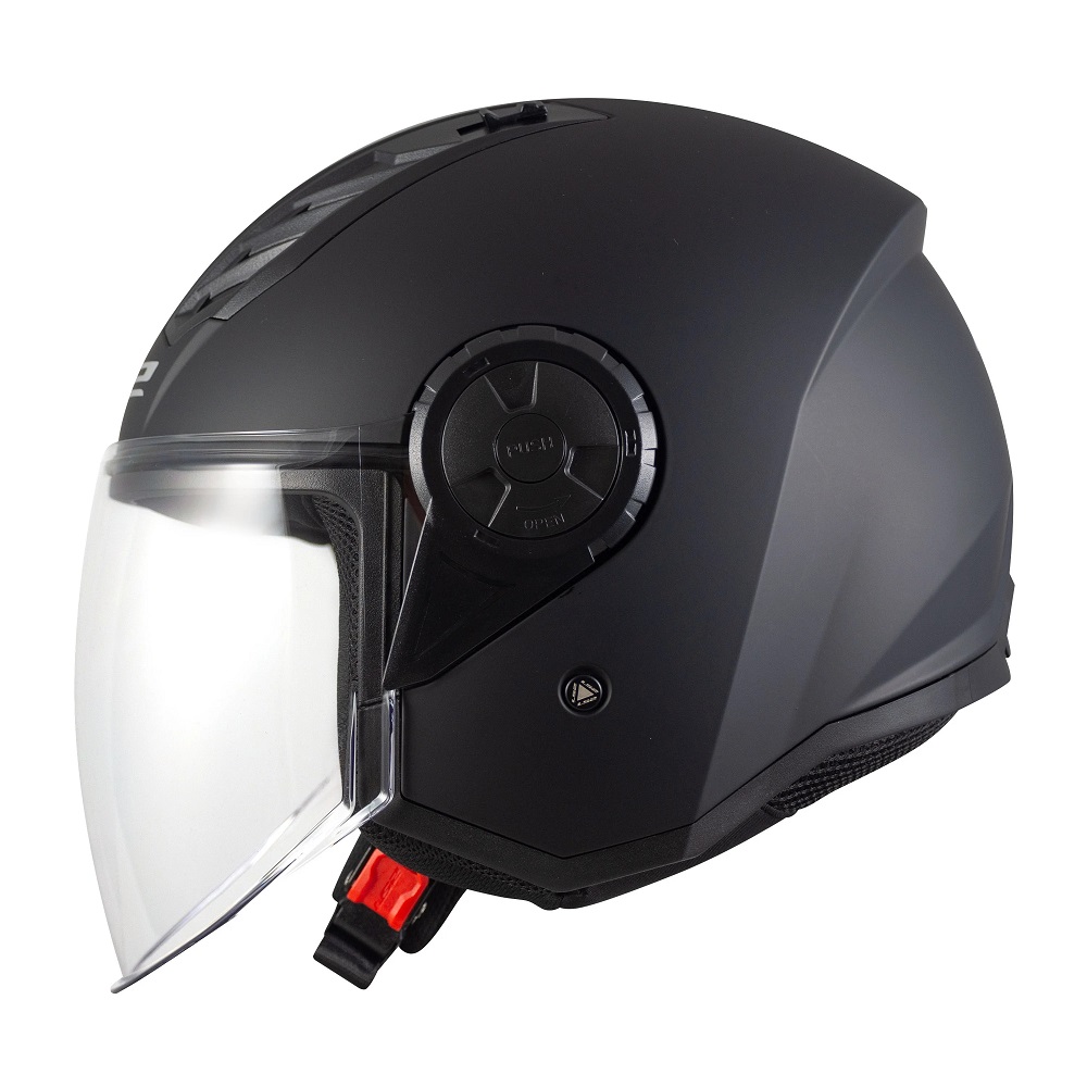 open face motorcycle helmet