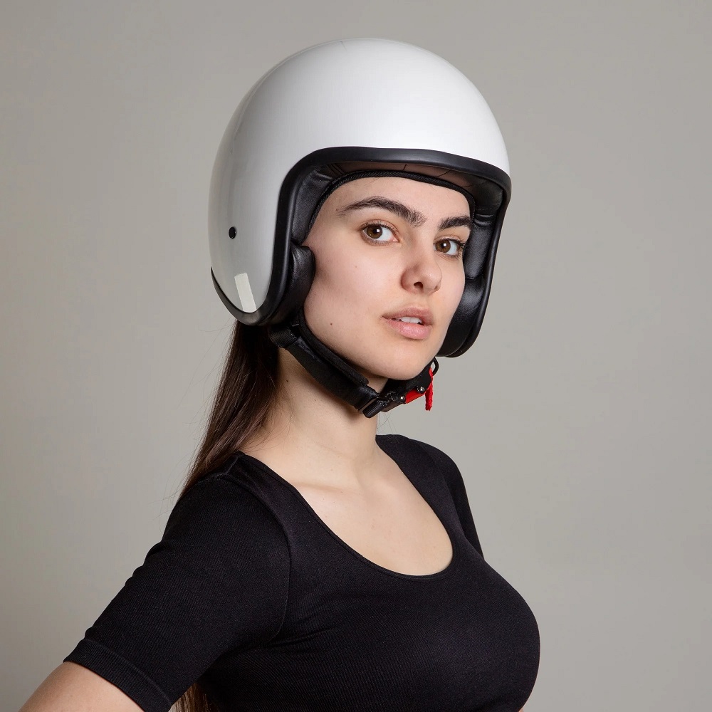 open face motorcycle helmet