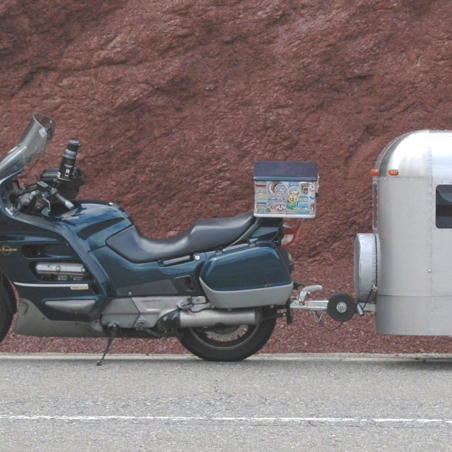 pull behind motorcycle trailer